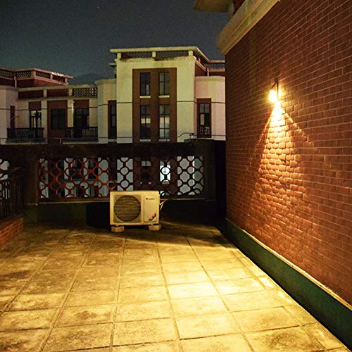 Fengyan Solar LED Landscape Lights with PIR Motion Sensor - Outdoor Solar Garden Lights for Yard, Pathway, Wall, Balcony, Porch & Street Security Lighting (White Light) - Perfect for Energy-Efficient Nighttime Illumination and Home Safety