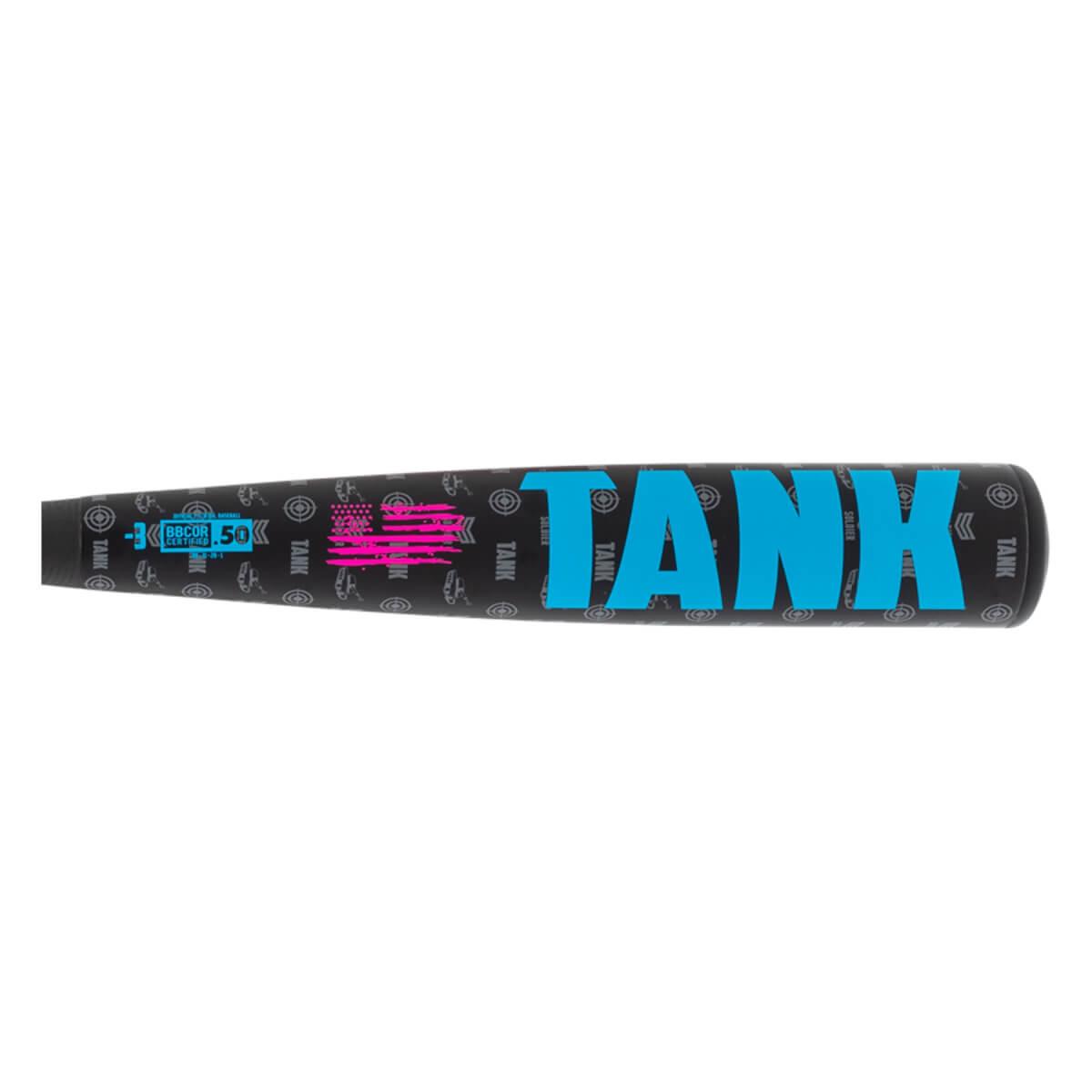 2025 Soldier Tank Hybrid 3 BBCOR Baseball Bat - High Performance Youth & Adult Baseball Bat for Power Hitters | Perfect for Games, Practice & Training Sessions (Model: SSBB25TANKH)