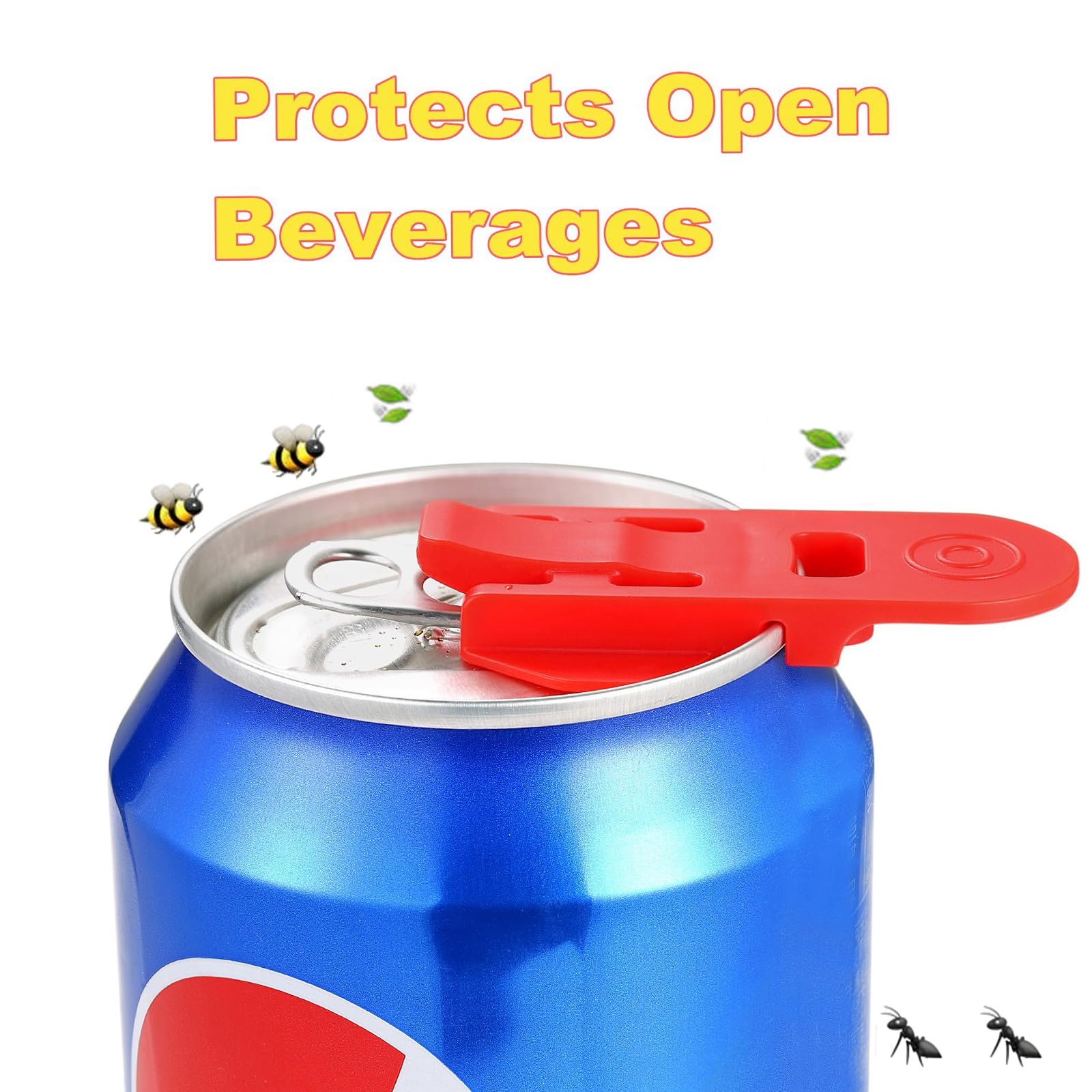 6-Pack Colorful Manual Can Openers with Plastic Shields - Easy Open Soda, Beer, Beverage Cans - Perfect for Parties, Camping, BBQs & Home Use