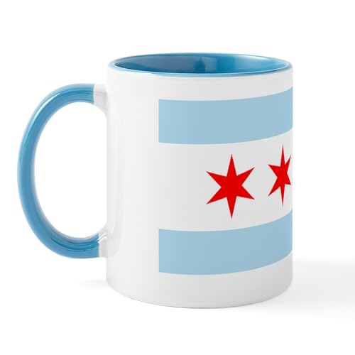 White/Blue Inside - Chicago Flag Mug