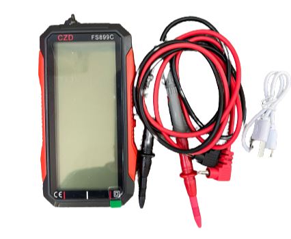 FS899C AC/DC Digital Multimeter - True RMS Auto-Ranging Multitester for Home, Car & Electrical Repairs | Voltage, Current, Resistance Tester | Ideal for Electricians, DIY & Automotive Use