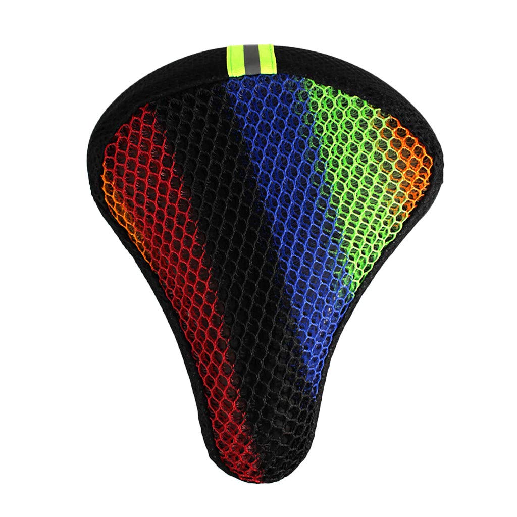 FarJing Women's Bike Saddle Cover - Breathable Replacement Seat Mat for Spinning, Exercise & Mountain Bikes - Comfortable Cycling Cushion for Indoor/Outdoor Riding