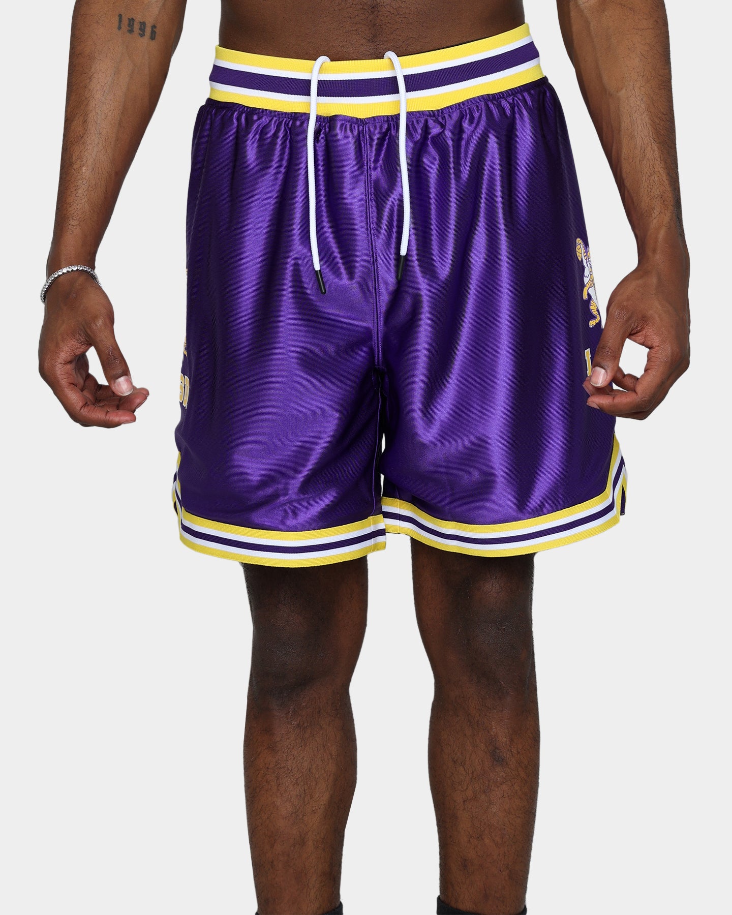 19Nine LSU Legacy Shorts - Purple Athletic Shorts for Men, Comfortable & Breathable, Perfect for Workouts, Running, and Casual Wear
