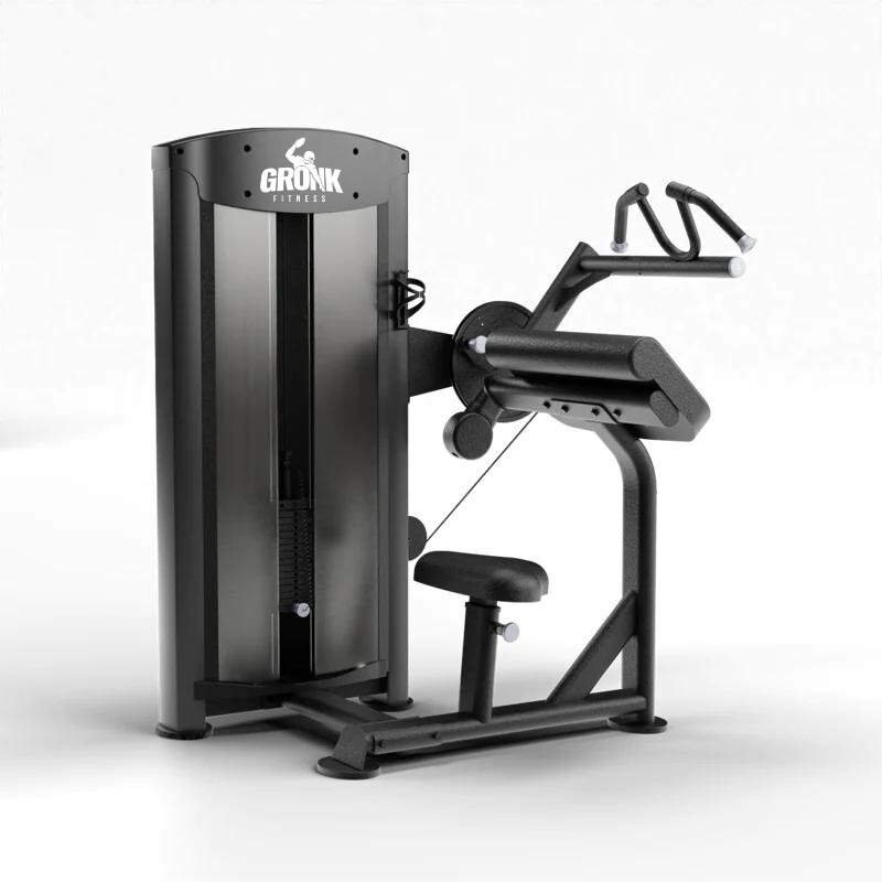 Gronk Fitness Selectorized Dual Bicep & Tricep Machine - Professional Strength Training Equipment for Home & Gym Use