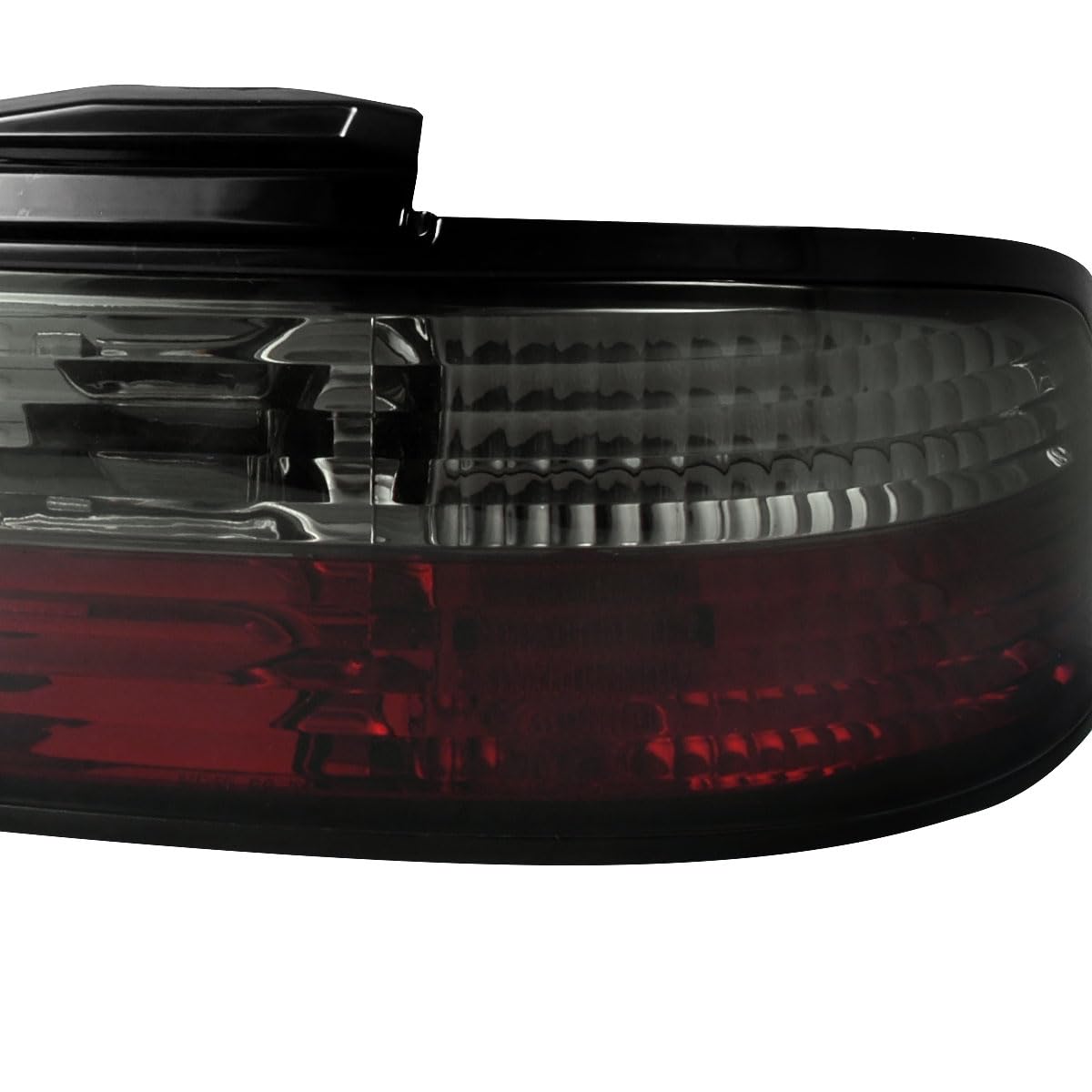 Smoked Red Tail Lights for 1989-1994 Nissan 240SX S13 2-Door Coupe - Tinted Brake Lamps - Upgrade Your JDM Style for Night Cruising & Car Meets
