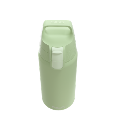 SIGG Shield Therm One 0.5L Insulated Water Bottle - Eco Green, BPA-Free Vacuum Flask for Hot & Cold Drinks - Perfect for Hiking, Gym, Office & Outdoor Activities