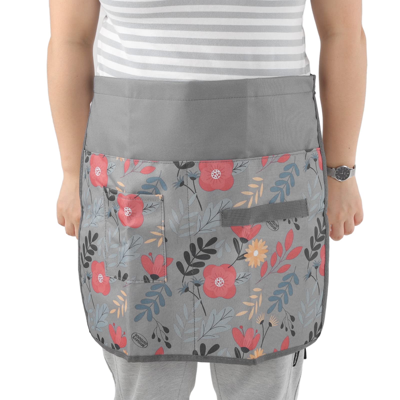 PerGar Gardening Apron with 3 Quick Release Pockets - Unisex Durable Work Apron for Cooking, Baking, Harvesting & Gardening - Perfect for Outdoor Activities, Farm Work & DIY Projects