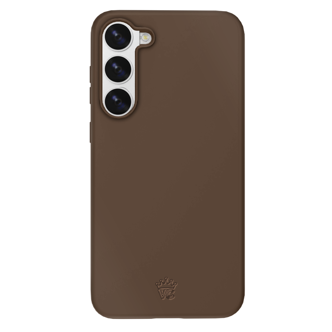 Samsung Galaxy Phone Case in Espresso Brown - Durable Protective Cover for Everyday Use, Travel & Work