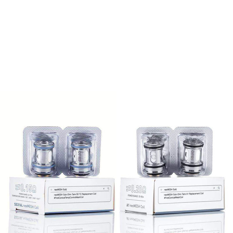 Wotofo OFRF NexMesh Tank Replacement Coils (2 Pack) - Compatible with Sub-Ohm Vape Tanks - Perfect for Cloud Chasing & Flavor Enhancement