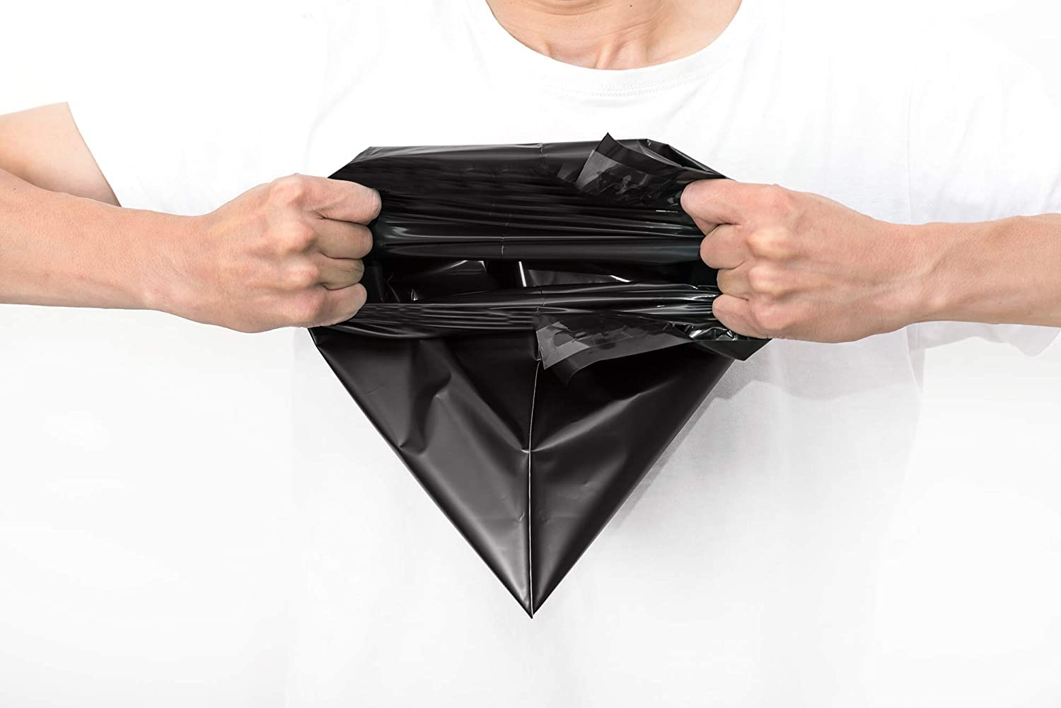 KKBESTPACK 12x15.5 Inch 500-Piece Poly Mailer Envelopes - Self-Sealing Waterproof Shipping Bags for Ecommerce, Online Stores & Small Businesses (Black) - Ideal for Shipping Clothes, Books & Lightweight Packages - Perfect for Amazon FBA, Etsy Sellers & Home Business Shipping Needs
