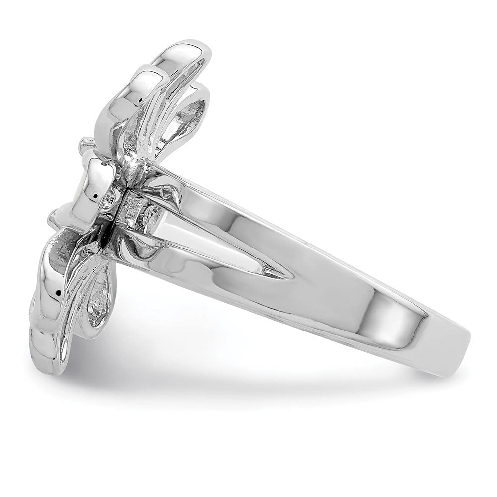 925 Sterling Silver Lab-Created Opal Flower Ring for Women | Elegant Fine Jewelry Gift for Her | Perfect for Weddings, Anniversaries & Special Occasions