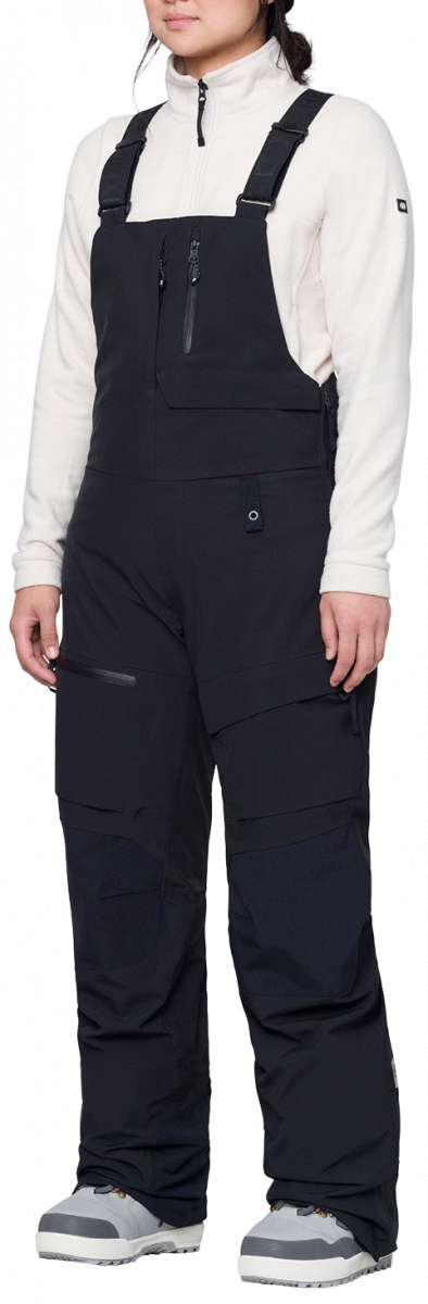 686 Women's Geodge Thermagraph Bib Snow Pants - Waterproof, Insulated Winter Ski Bibs for Women 2024 - Perfect for Skiing, Snowboarding & Cold Weather Adventures