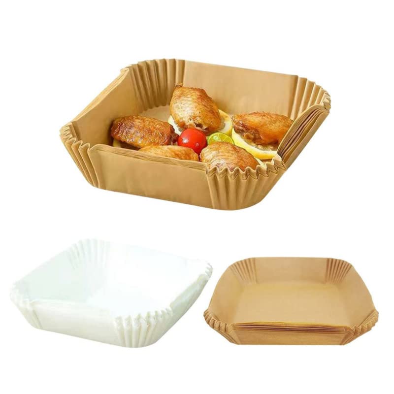 Non-Stick Air Fryer Parchment Paper - 100Pcs 6.5