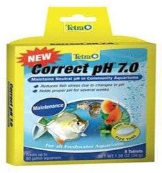Tetra 77340 Correct pH Tablets for Aquariums - 8 Count | Maintains Ideal Water Balance for Freshwater & Saltwater Fish Tanks | Perfect for New Tank Setup & Regular Water Maintenance