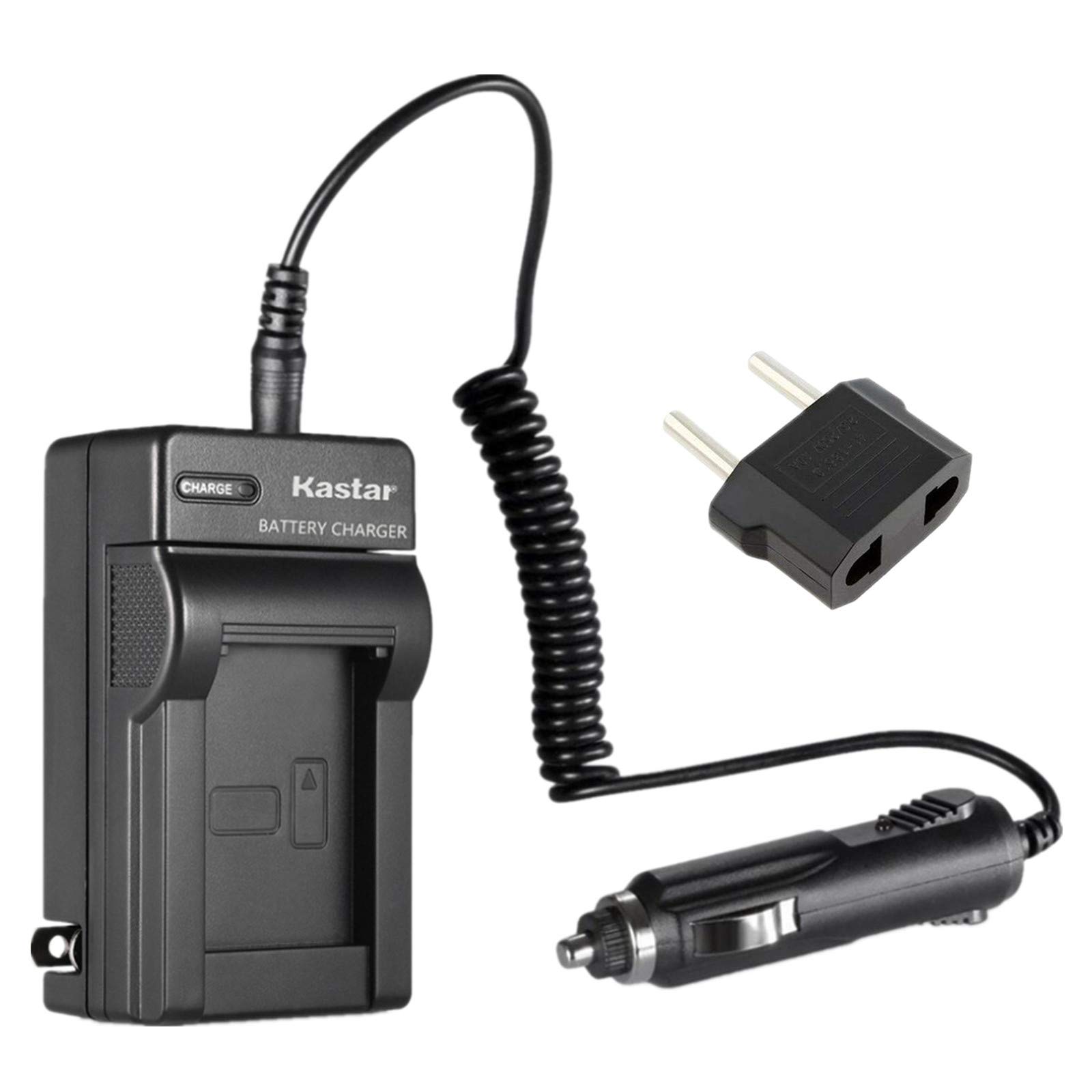 Kastar AC Wall & Car Charger Replacement for Vivitar DVR-840XHD Camcorder - Dual Power Charging Solution for Home and Travel Use