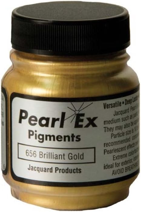 Pearl Ex Powdered Pigments - Jacquard Metallic Paint for Arts & Crafts - 1/2 oz - Perfect for Scrapbooking, Card Making & DIY Projects