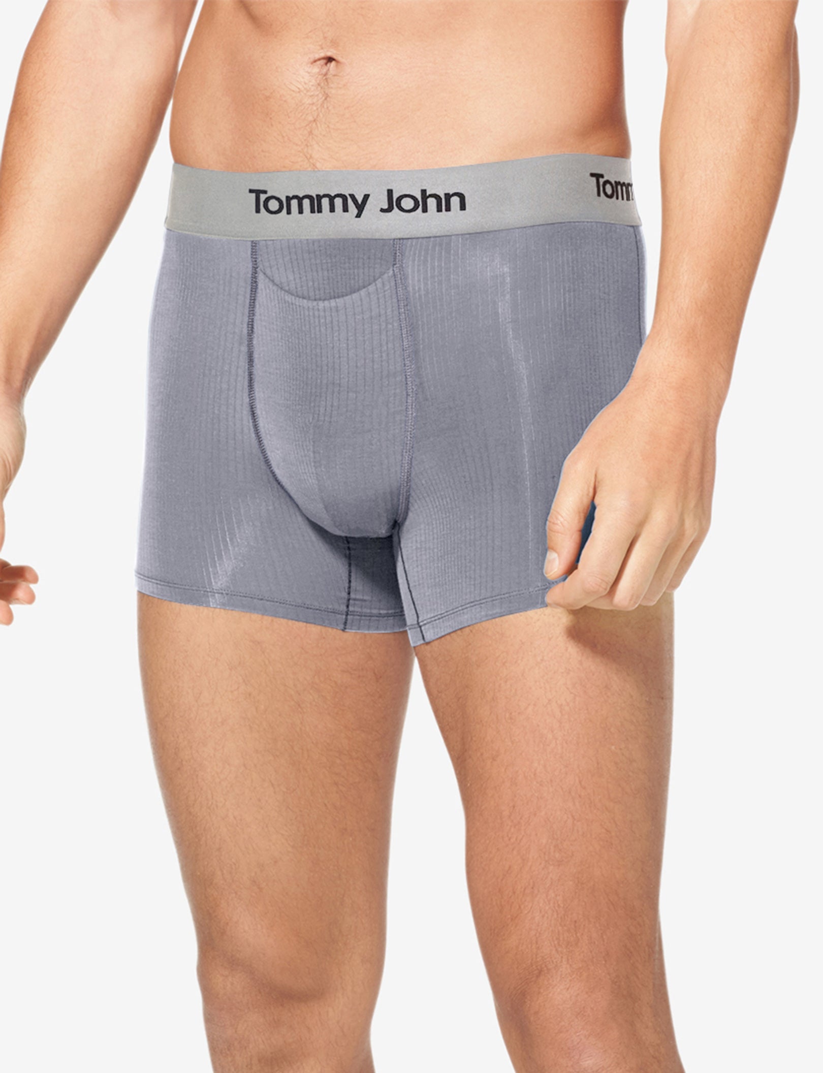 Second Skin Luxe Rib Trunk 4-Pack - Ultra Soft Men's Underwear for All-Day Comfort | Perfect for Workout, Lounge & Everyday Wear