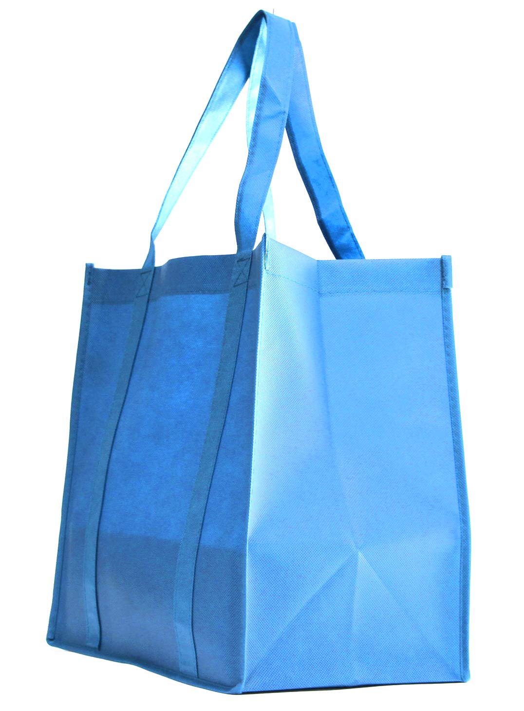 Eco-Friendly Reusable Grocery Tote Bag with Stand-Up Bottom - Large Non-Woven Shopping Bags for Groceries, Gifts & Everyday Use - Perfect for Supermarkets, Farmers Markets & Sustainable Living