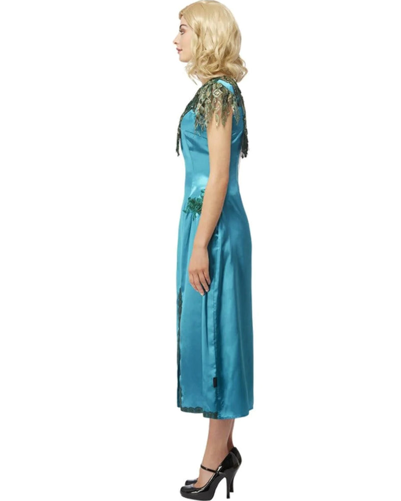Peaky Blinders Grace Shelby Women's Costume 1920s Flapper Dress - Perfect for Halloween, Cosplay, and Themed Parties