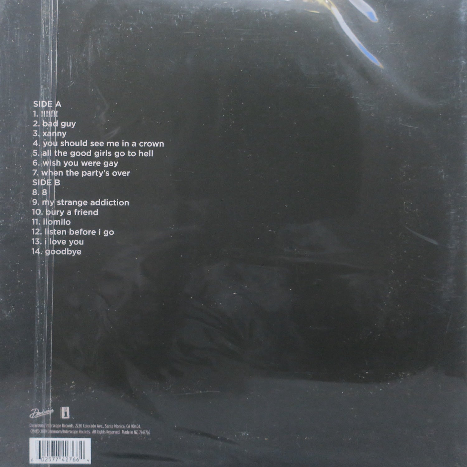 Billie Eilish 'When We All Fall Asleep, Where Do We Go?' Limited Edition Yellow Vinyl LP Record - Perfect for Music Collectors & Vinyl Enthusiasts, Great Gift for Birthday or Christmas