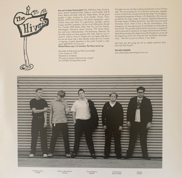 The Hives - Barely Legal (Limited Edition LP, Album, Reissue, Mint Condition) - Perfect for Vinyl Collectors & Rock Music Lovers