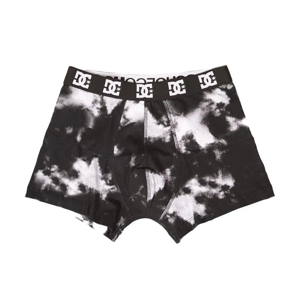 DC Woosley New School Batik Black & White Boys Boxer Briefs - Comfortable Underwear for Kids, School, Sports & Everyday Wear