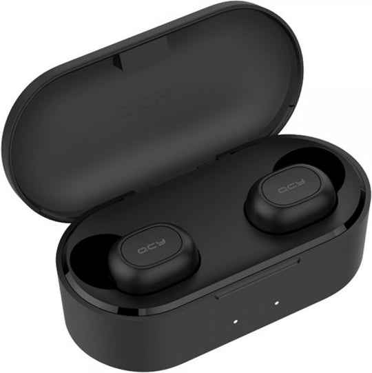 Wireless Bluetooth Earbuds with Charging Case - Black | Noise Cancelling, Stereo Sound, Long Battery Life for Running, Gym, Workout & Travel