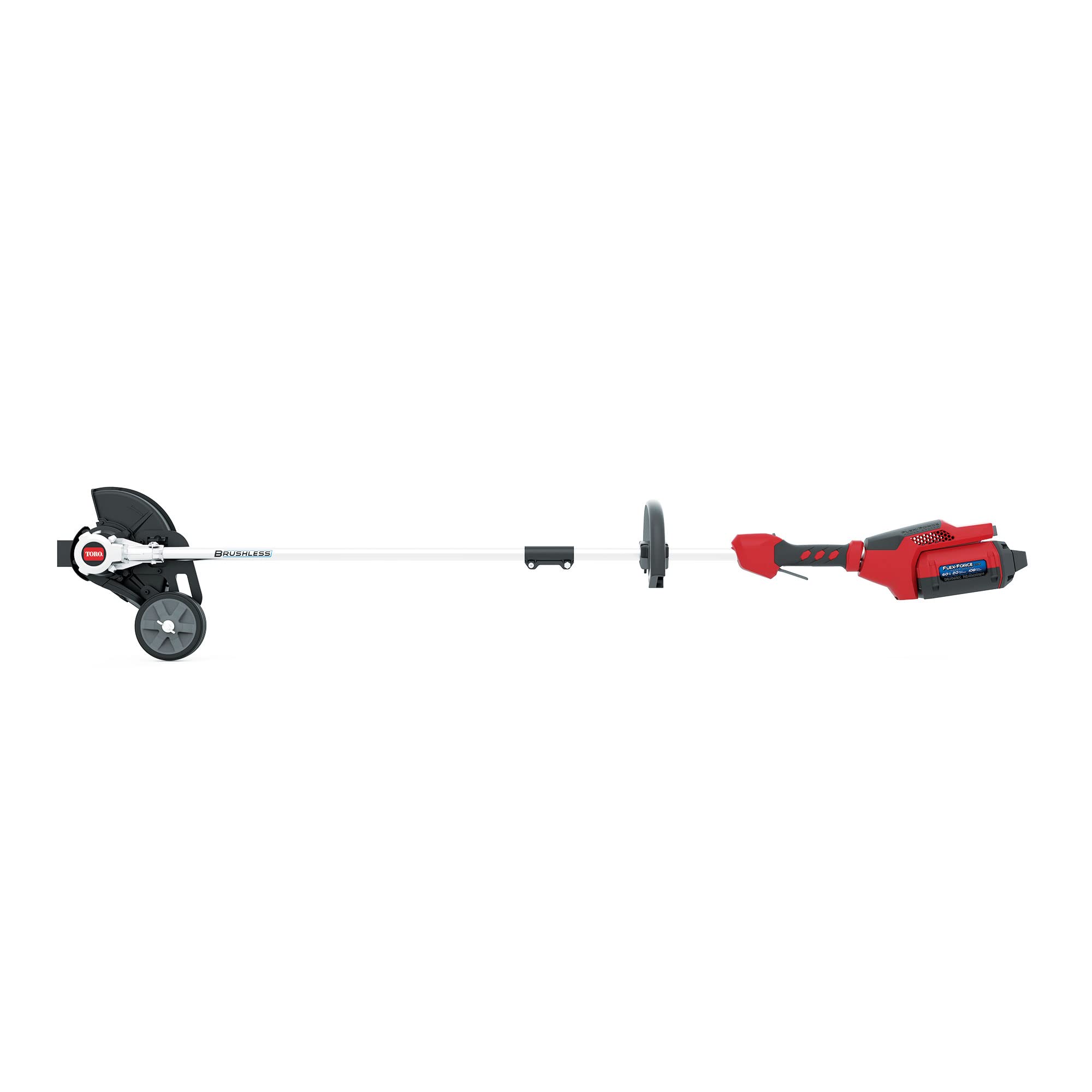 Toro Flex Force 60V Max 8-Inch Cordless Brushless String Trimmer & Lawn Edger - Lightweight Battery Powered Yard Tool for Perfect Lawn Edging & Trimming Around Fences, Walkways & Garden Borders
