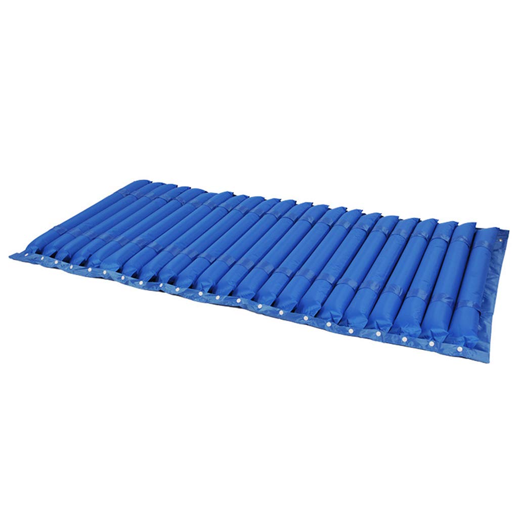 Alternating Pressure Anti-Decubitus Inflatable Mattress with Pump - Blue Inflatable Bed Mattress Pad for Pressure Relief & Comfort - Ideal for Home Care, Hospitals & Elderly Patients