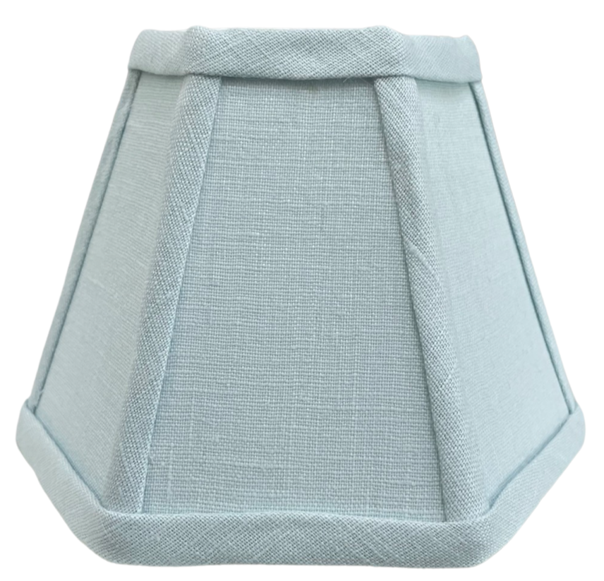 Hexagon Pale Blue Wall Sconce Light - Modern Geometric LED Fixture for Bedroom, Living Room & Hallway Lighting