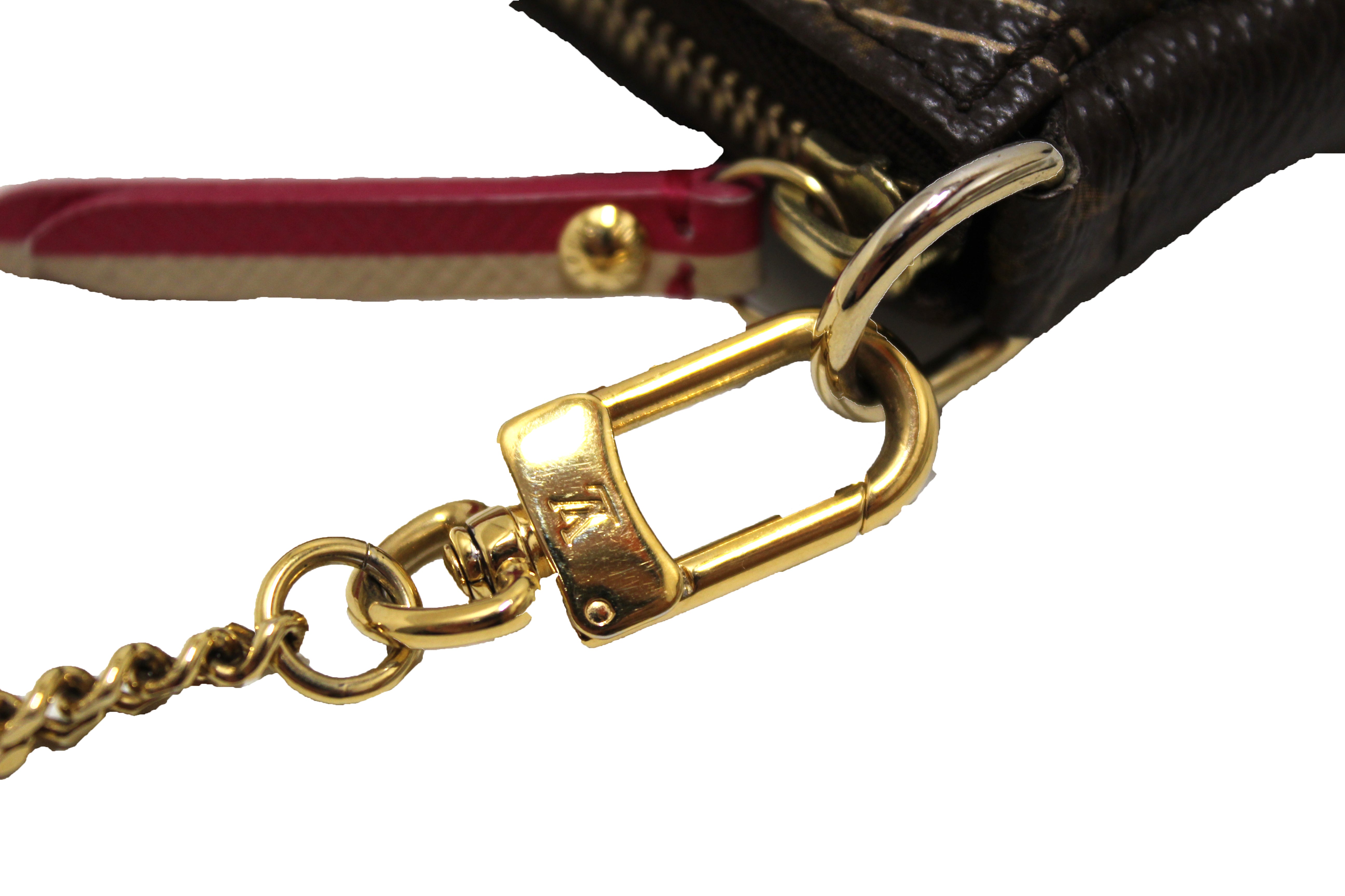 Authentic Louis Vuitton Monogram Mini Christmas Animation Pochette Accessories Clutch Bag - Perfect Holiday Gift for Women, Party & Special Occasions