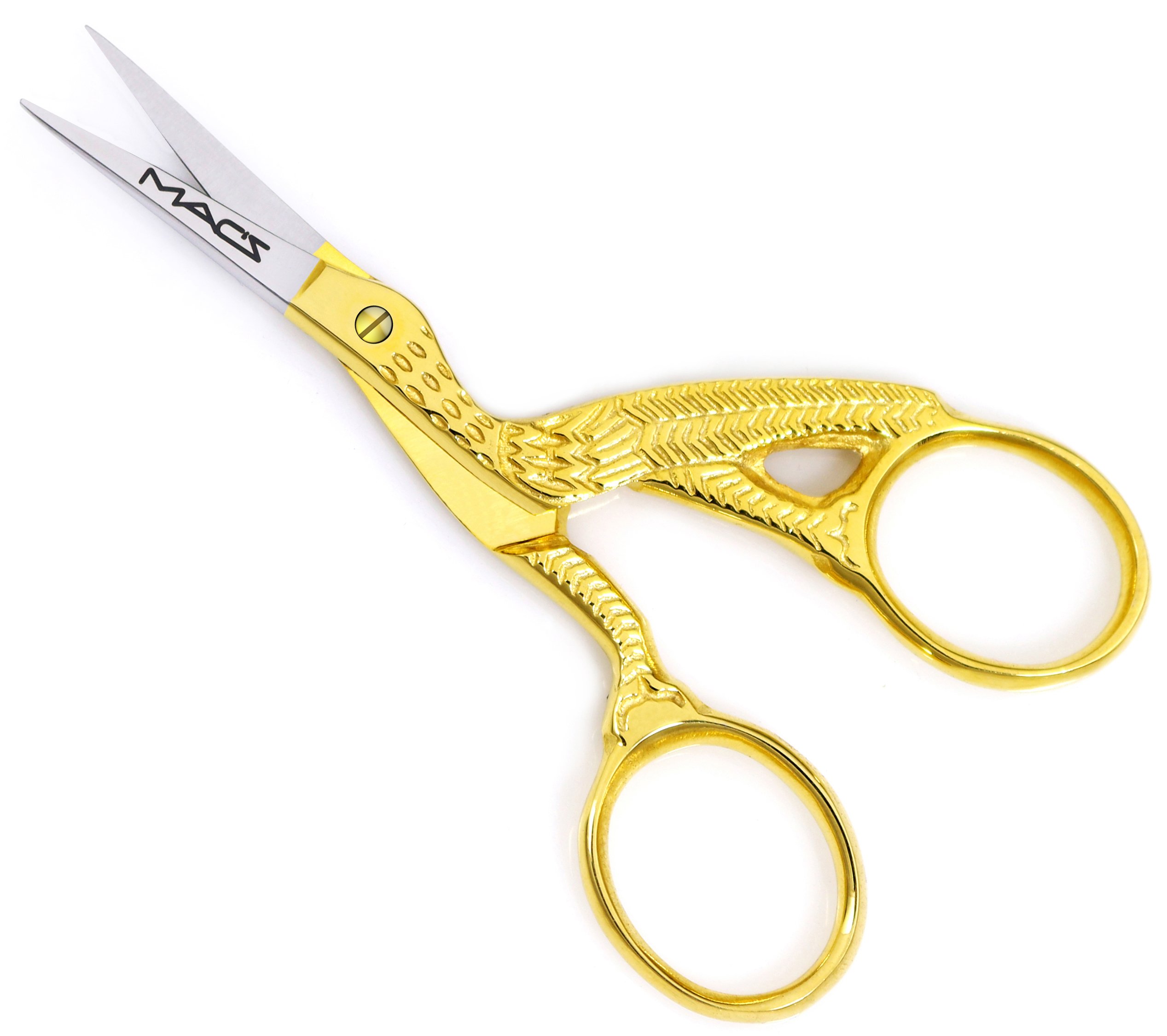 Professional Eyebrow Scissors & Silk Scissors 601 - Precision Grooming Tools for Salon, Spa, and Home Use - Perfect for Eyebrow Shaping, Threading, and Fabric Cutting