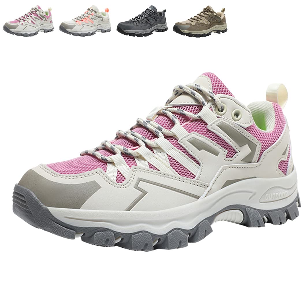 Men's & Women's Breathable Mesh Hiking Shoes - Lightweight Athletic Trekking Footwear for Outdoor Adventures | Perfect for Trail Running, Camping & Mountain Climbing