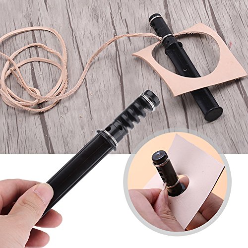 Leather Lace Maker Tool - Professional Leathercraft Cutting Kit with 3 Blades for DIY Leather Strips & Swivel Cutting | Perfect for Leatherworking, Crafting, and DIY Projects