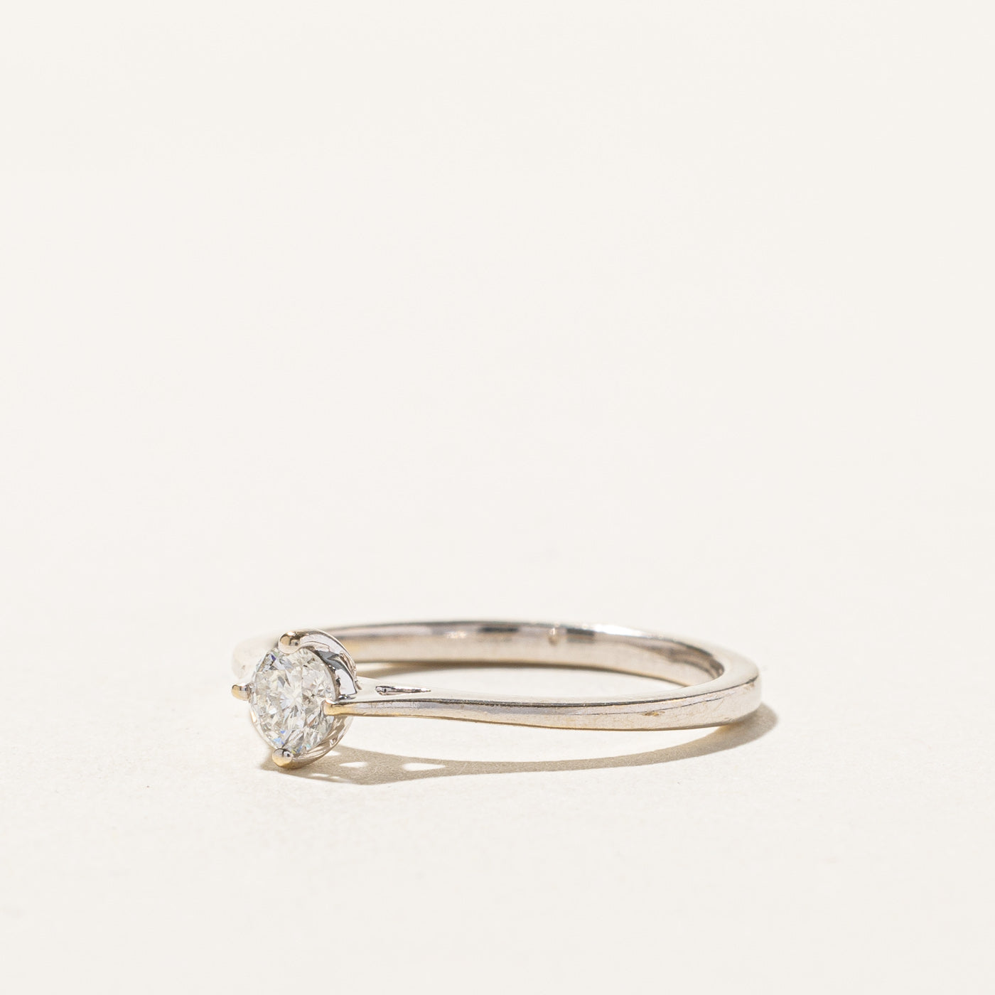 0.21ct Solitaire Diamond Ring for Women - Size 6.5 | Classic Engagement & Wedding Band | Perfect for Proposals, Anniversaries & Special Occasions