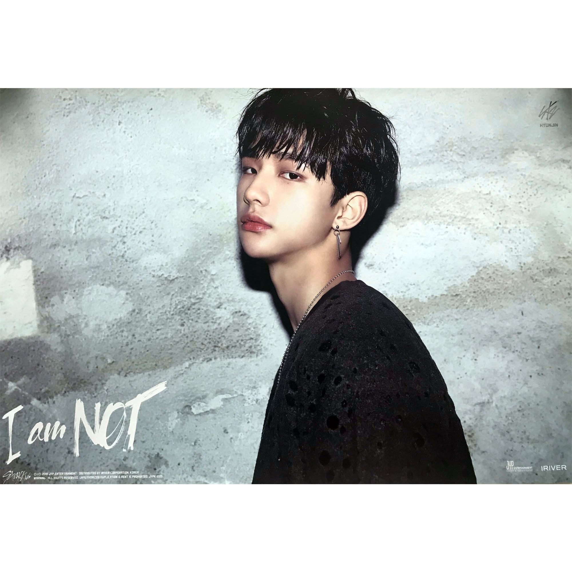 STRAY KIDS 1ST MINI ALBUM [I AM NOT] Official Poster - Kpop Merchandise, Kpop Poster for Room Decor, Fan Collection & Gift for STAY Fans