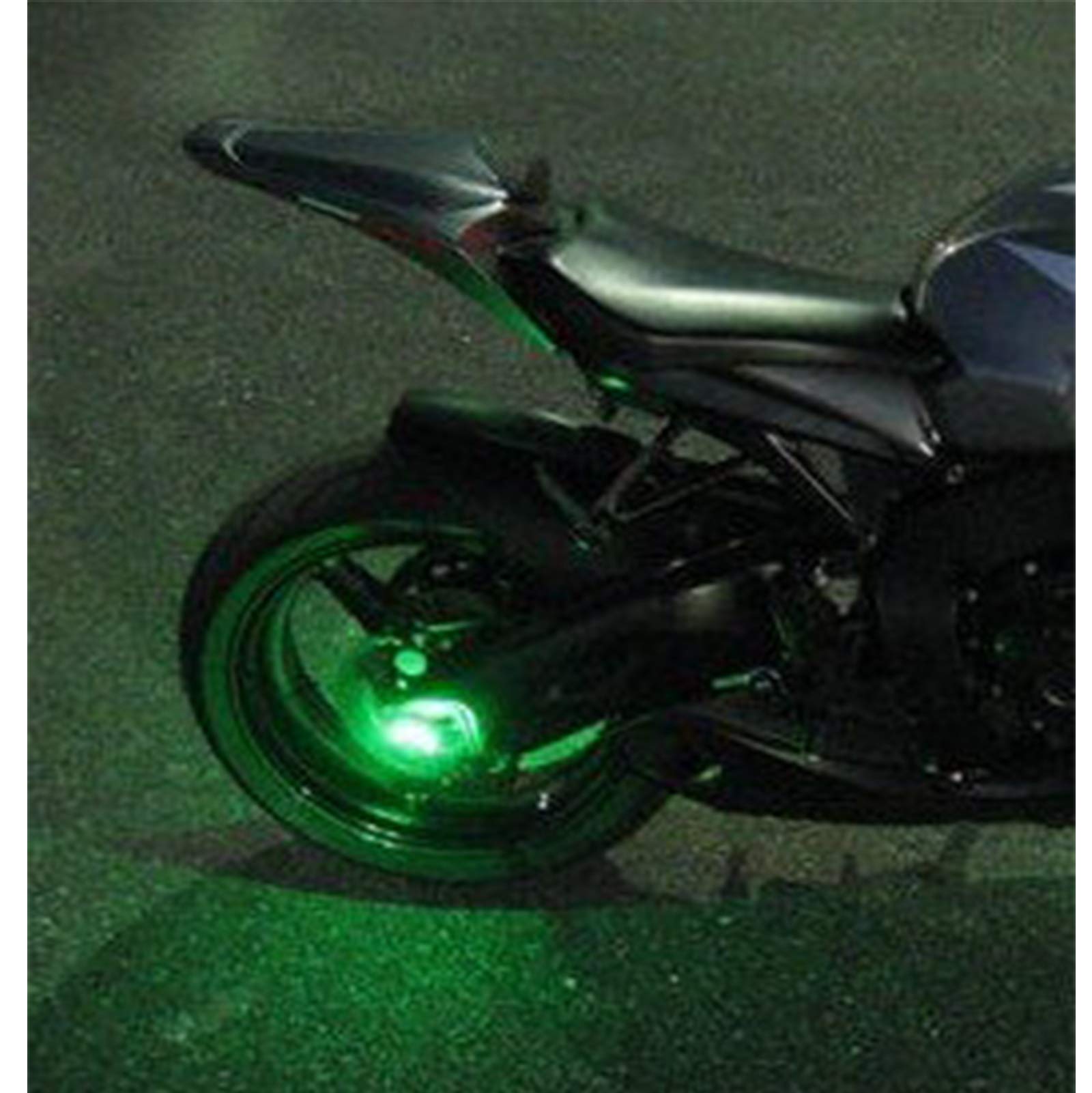 RGB Motorcycle Wheel Light Kit - 2pc LED Underglow for Bike, ATV, SUV