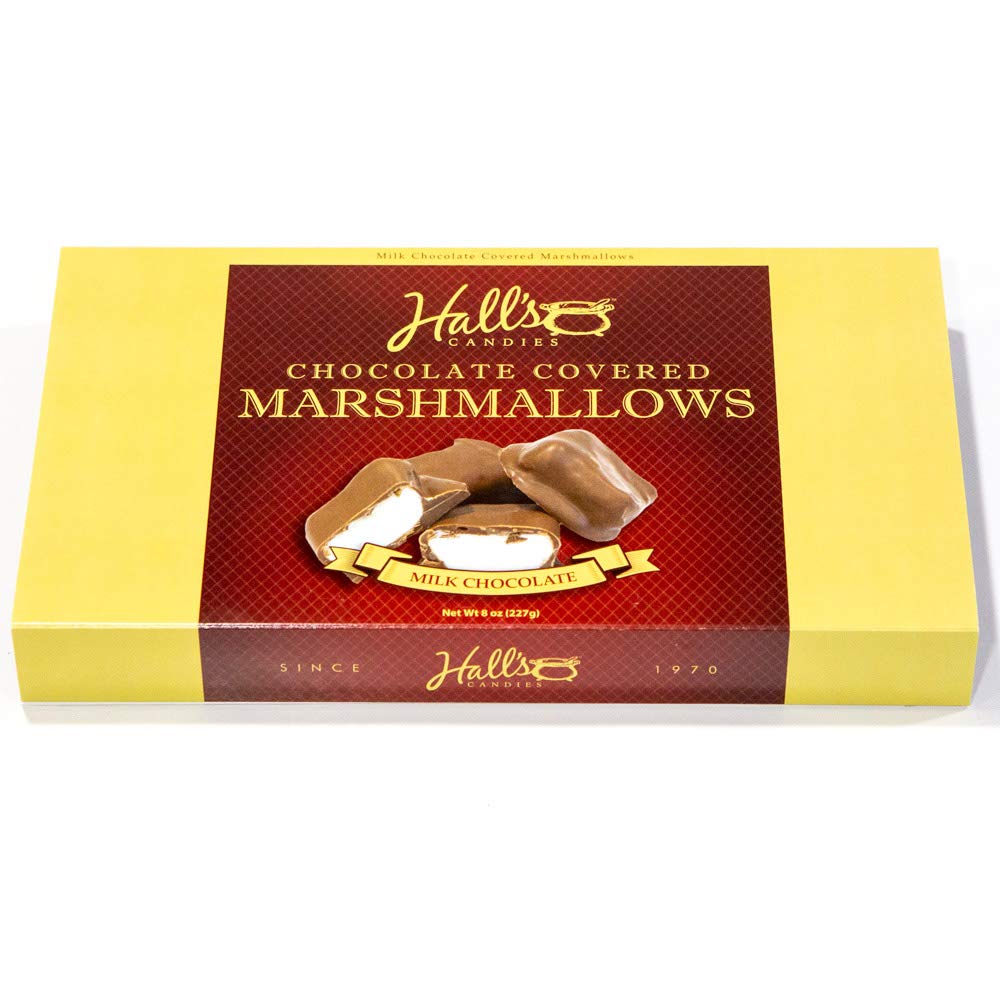 Hall's Milk Chocolate Covered Marshmallows - 8 oz Bag of Delicious Chocolate Marshmallow Treats | Perfect for Baking, Gifts & Snacking