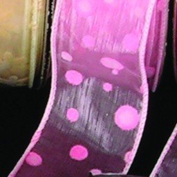 Pink Polka Dot Wired Craft Ribbon - 1.5 Inch x 80 Yards Bulk Roll for Gift Wrapping, Floral Arrangements & DIY Decorations