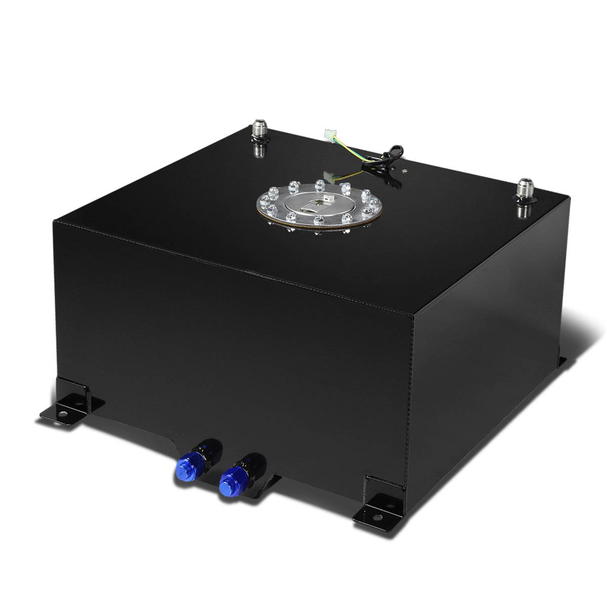 DNA MOTORING 10 Gallon Aluminum Top-Feed Fuel Cell Gas Tank - 16.5