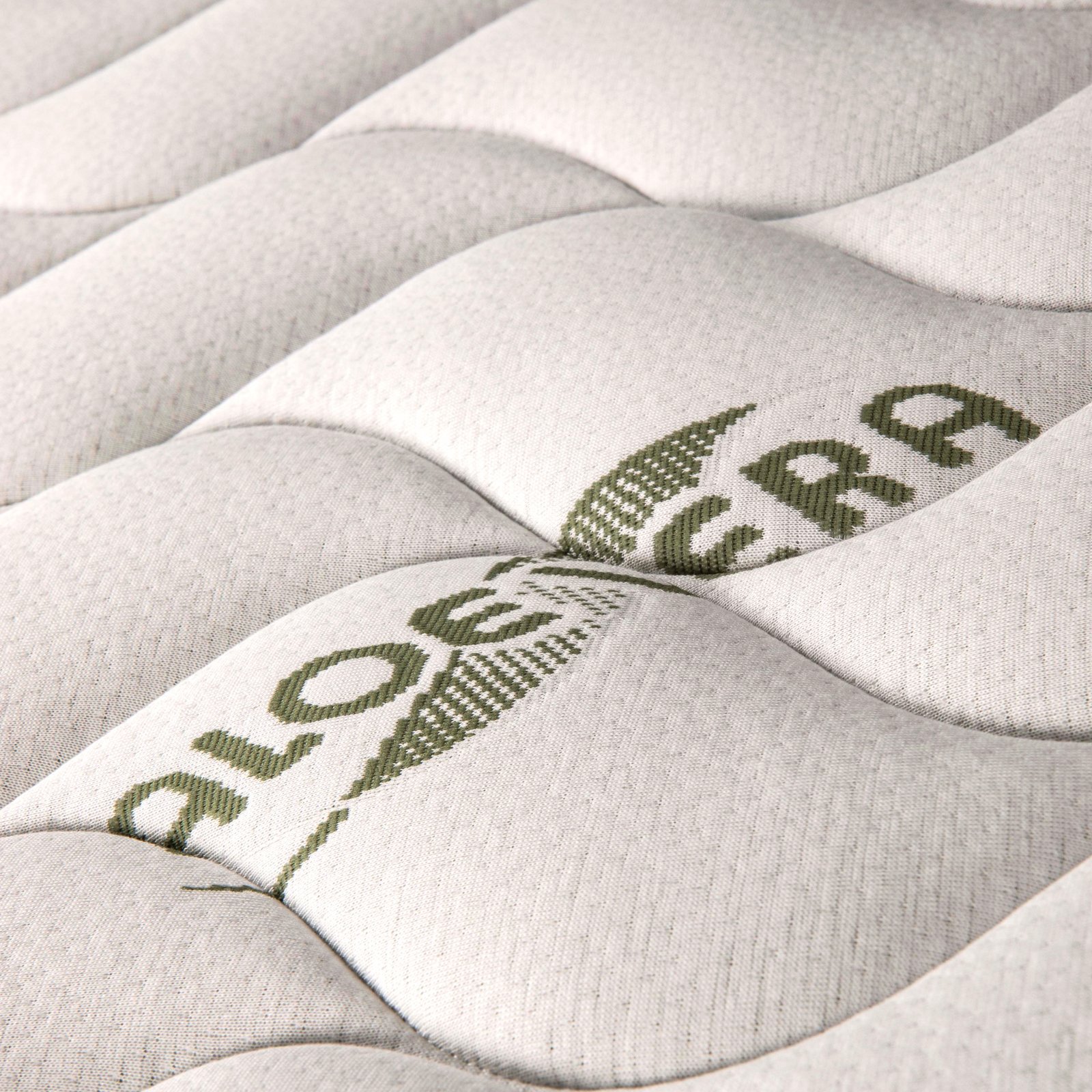 EVERGREENWEB - 20cm High Aloe Vera Foam Mattress 160x195cm, Free Pillows Included | Breathable Eco-Friendly Fabric, Hypoallergenic, Fits All Bed Frames - Perfect for Guest Rooms, Dormitories & Home Comfort
