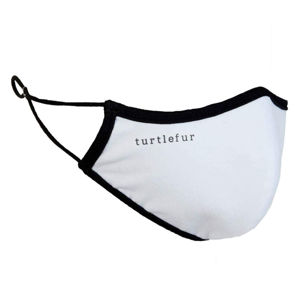 Turtle Fur Solid Everyday Adjustable Face Mask - Washable & Reusable Cotton Face Covering for Men & Women (White, X-Large) - Perfect for Outdoor Activities, Travel, and Daily Protection