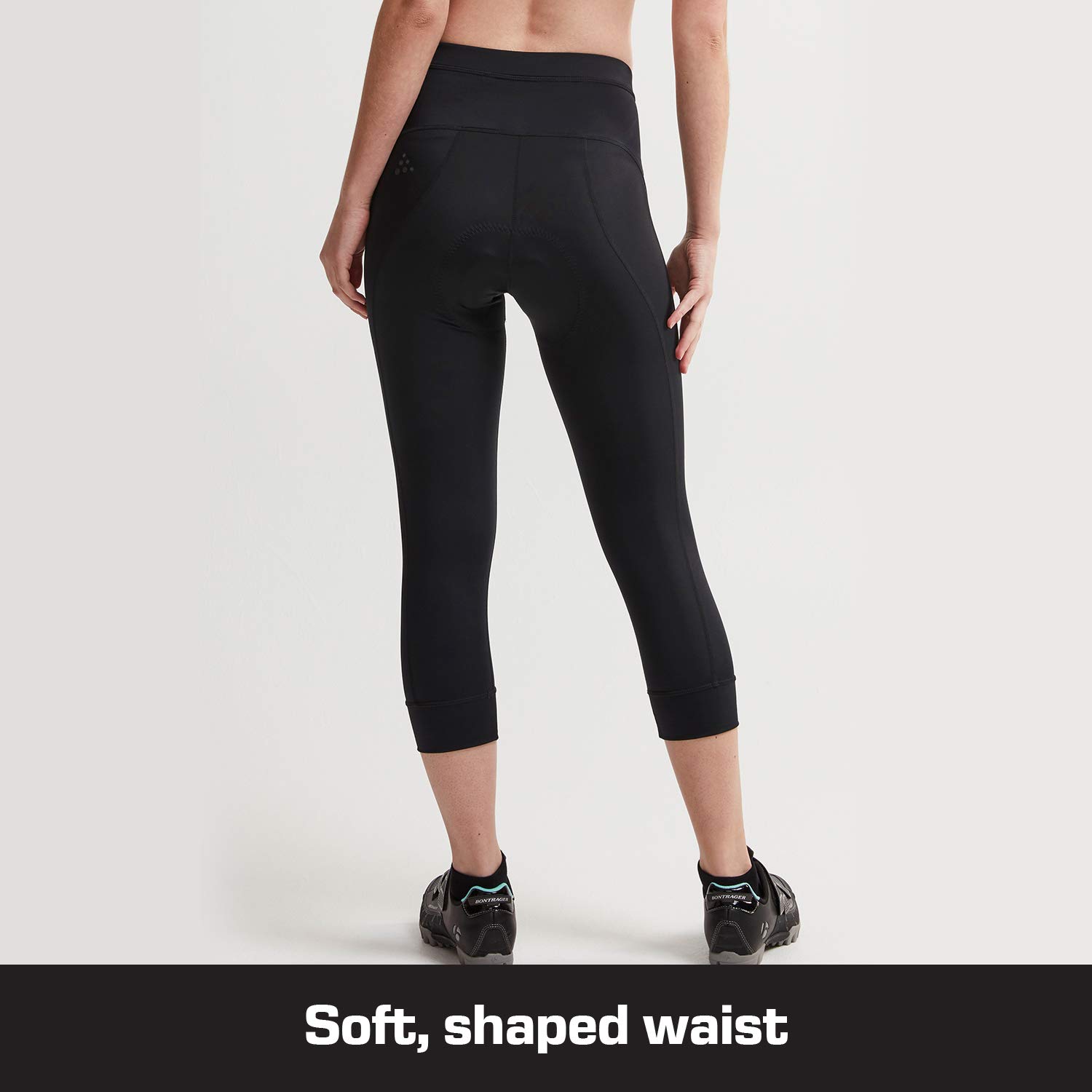 Craft Sportswear Women’s Essence Knickers - High-Performance Knee-Length Cycling Bike Tights for Women | Perfect for Road Biking, Spinning & Outdoor Workouts