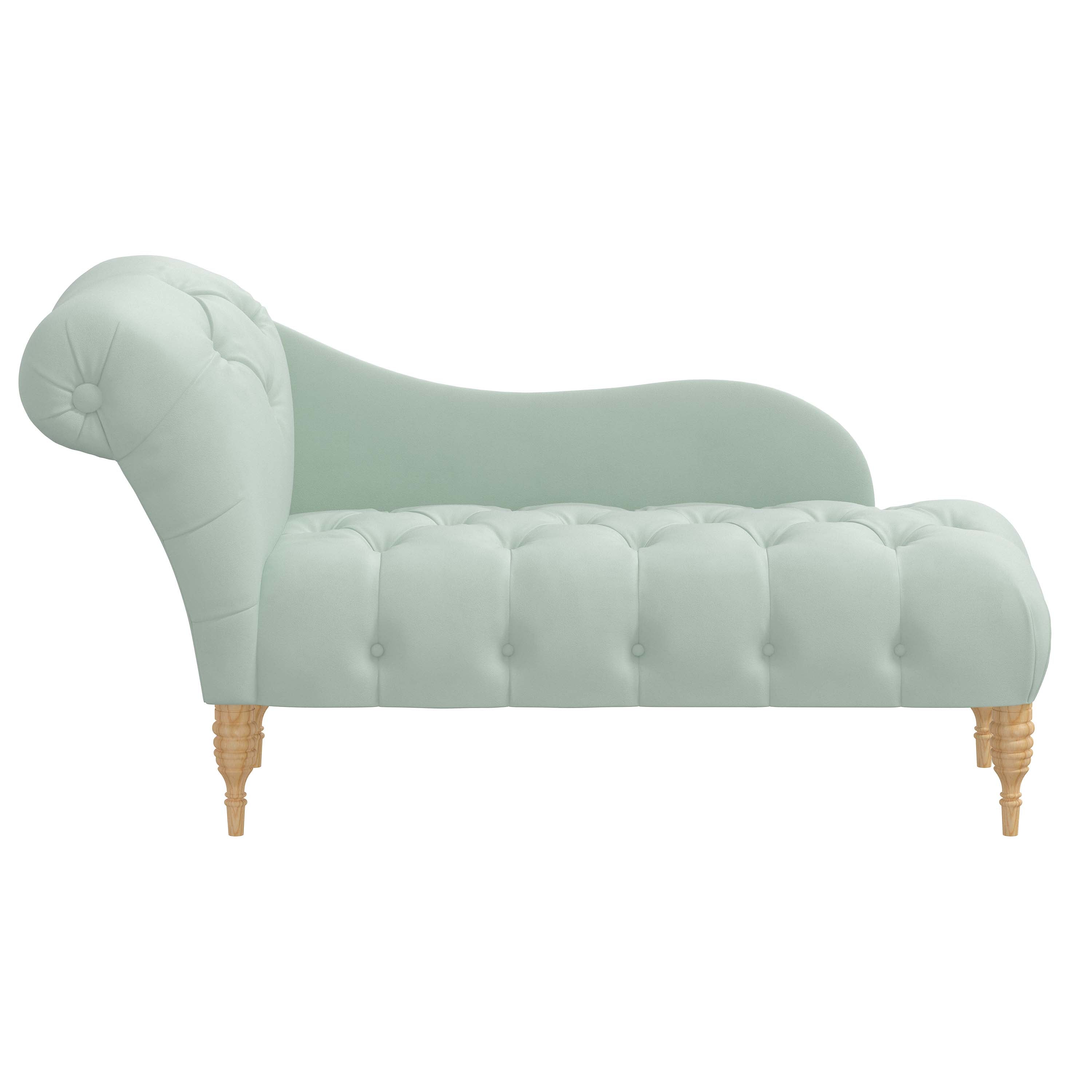 Rowen Chaise Lounge Chair - Modern Accent Furniture for Living Room, Bedroom & Patio - Stylish Upholstered Seating with Wooden Legs - Perfect for Relaxing, Reading & Decorating Your Home