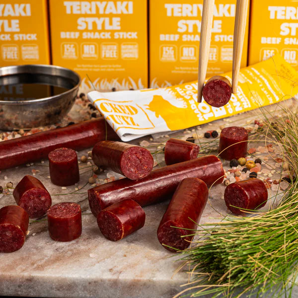 Premium Beef Sticks - Wicked Cutz | High Protein Snack for Hiking, Camping & On-the-Go | Gluten-Free & Keto-Friendly