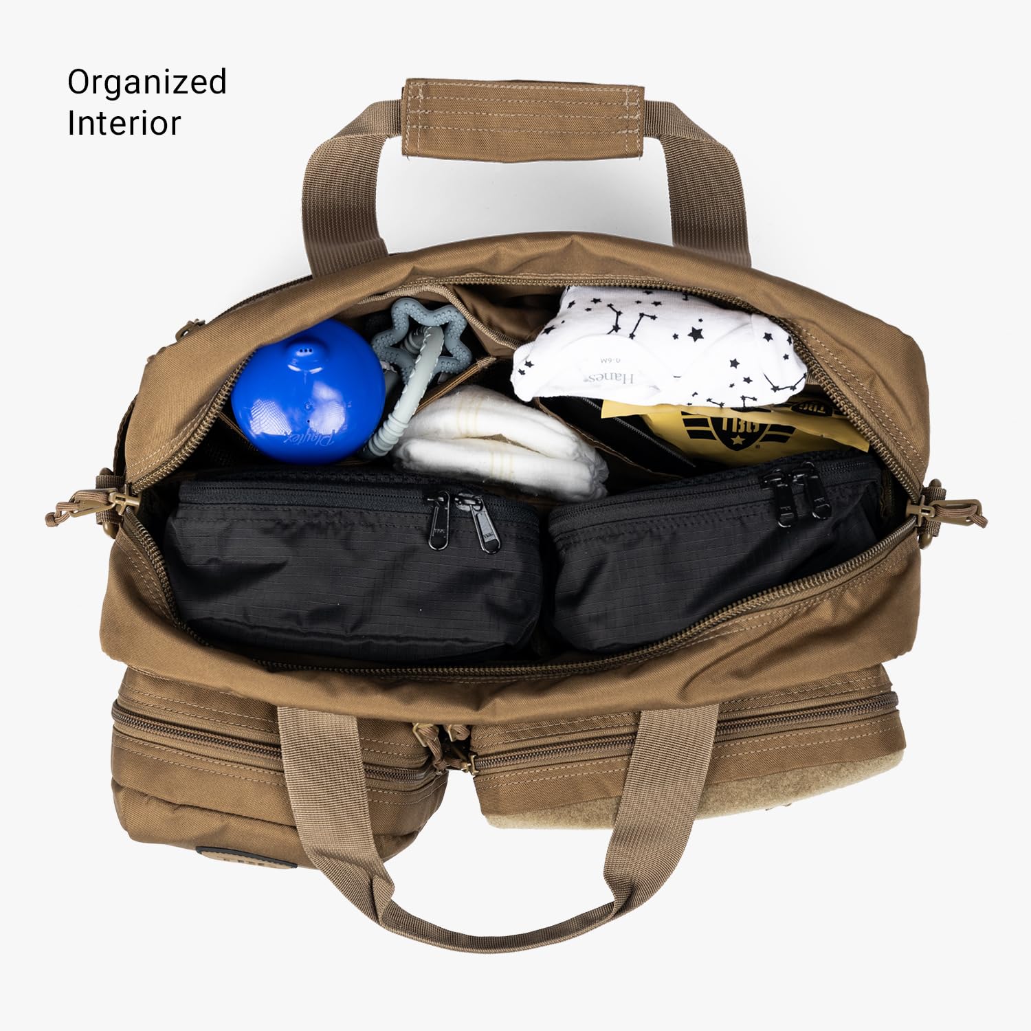 4th Gen Tactical Diaper Bag for Dads - Military Style Baby Carrier with Changing Pad & Stroller Straps | Perfect for Outdoor Adventures, Travel & Everyday Parenting