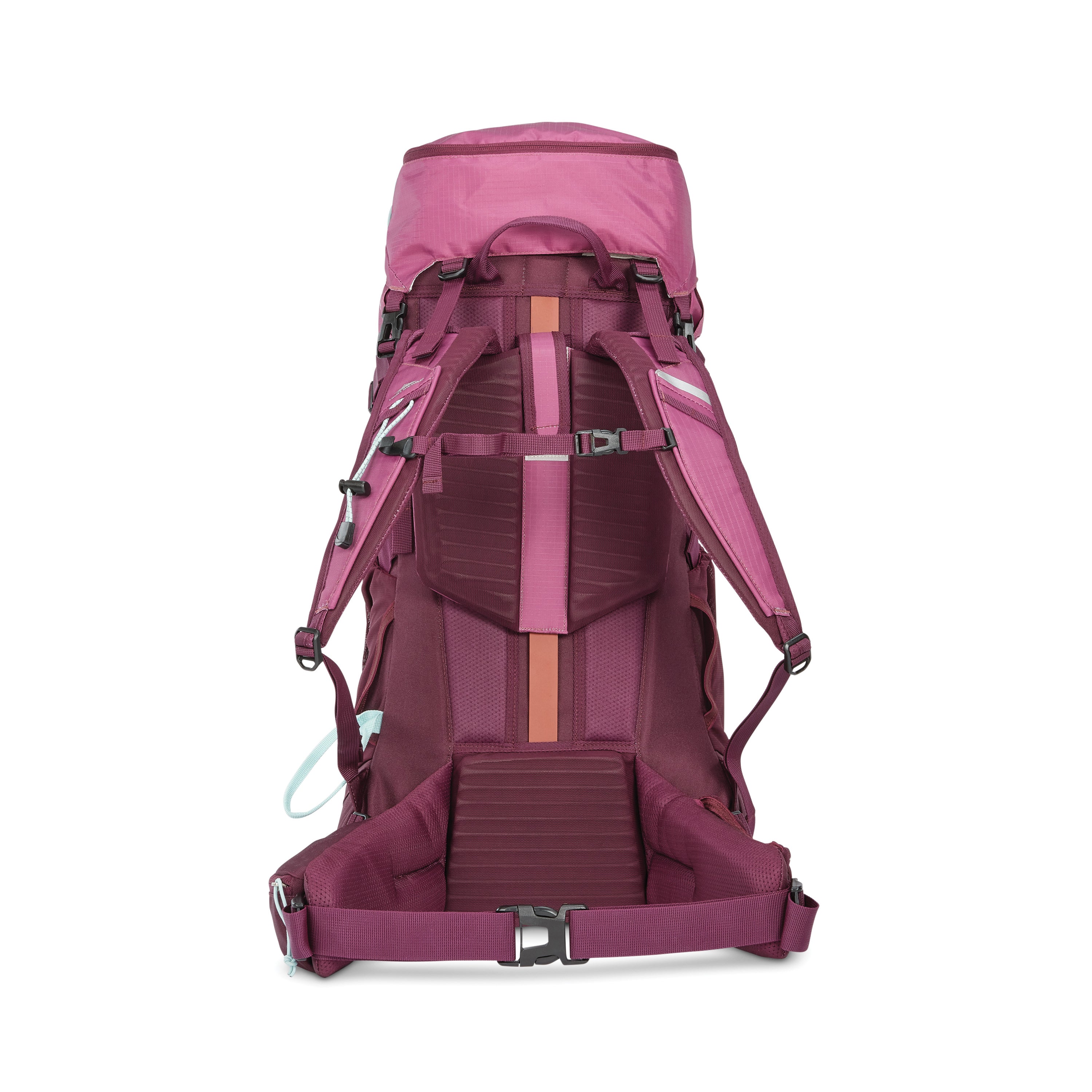 High Sierra Pathway 2.0 Women's 60L Hiking Backpack - Lightweight Frame Pack for Outdoor Adventures, Travel & Camping (Berry/Maroon)