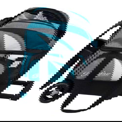 KR Strikeforce Cruiser Single Roller Teal Bowling Bag - Lightweight Durable Bowling Accessory for Men & Women - Perfect for League Play, Tournaments & Practice Sessions