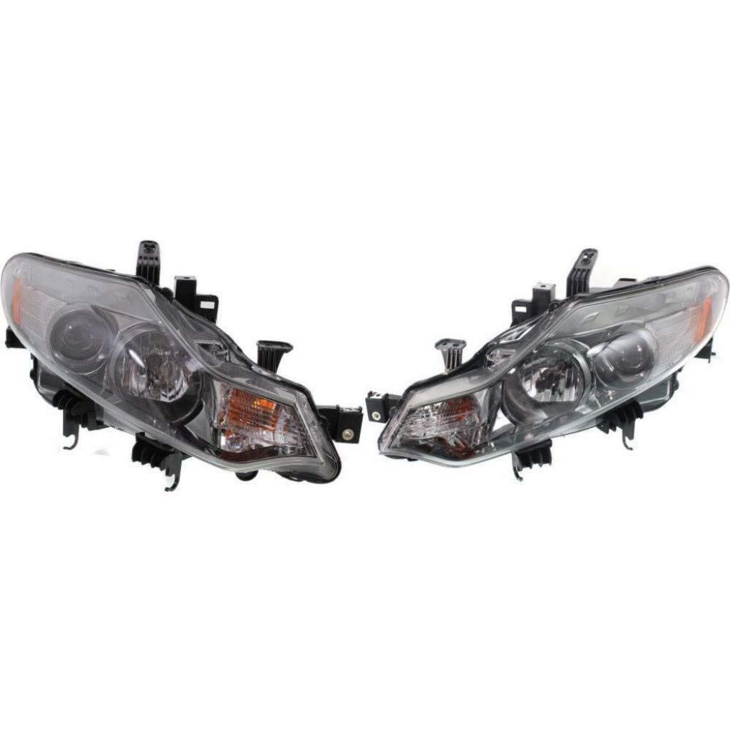 2009-2014 Nissan Murano Headlight Assembly - DOT Certified LED Bulbs Included (Driver & Passenger Side) - Replaces OEM 26060-1AA0A, 26010-1AA0A - Perfect for Night Driving & Foggy Conditions