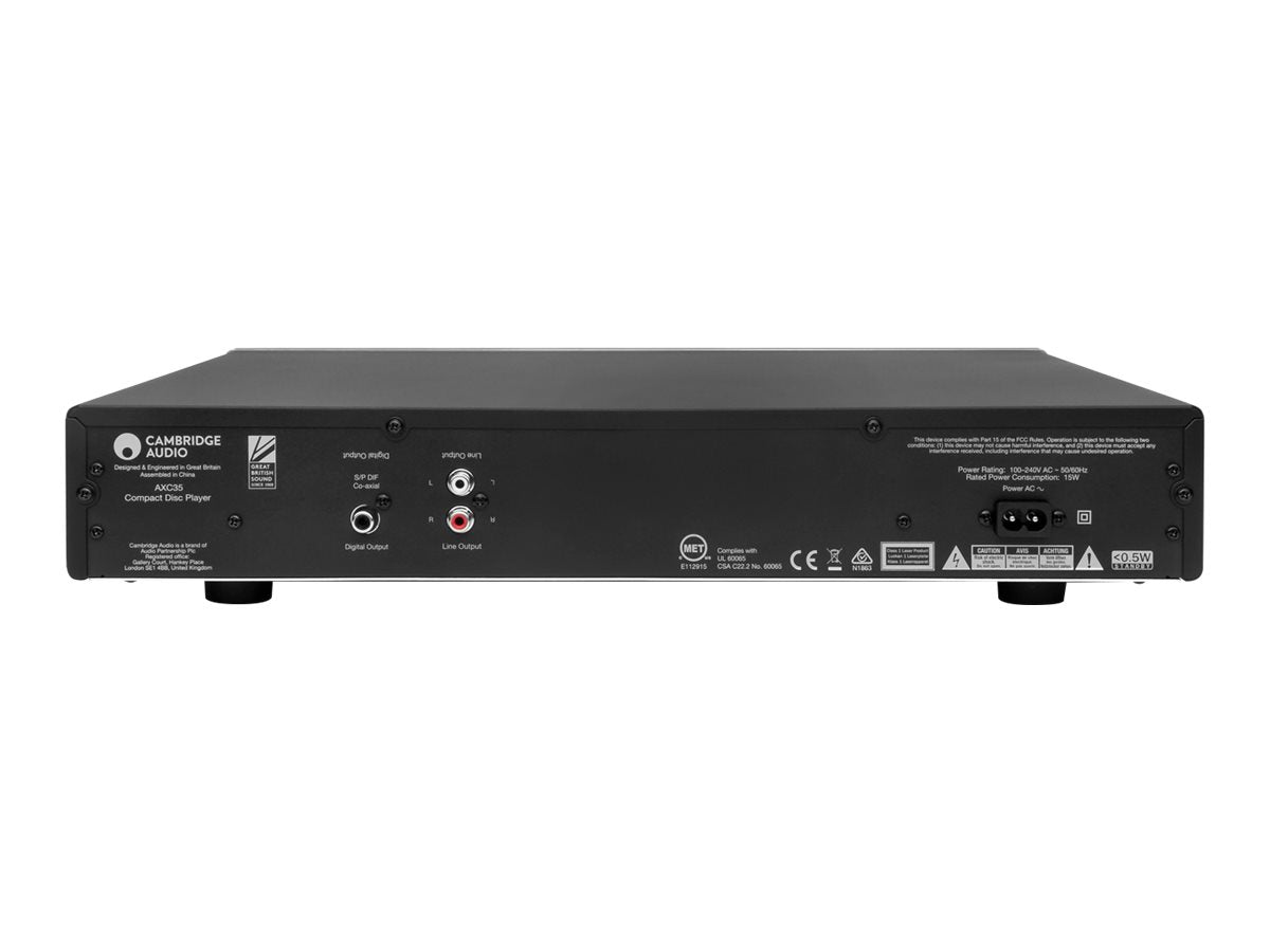 Cambridge Audio AXC35 CD Player - High-Fidelity Hi-Fi Audio System for Home & Office | Perfect for Music Lovers & Audiophiles